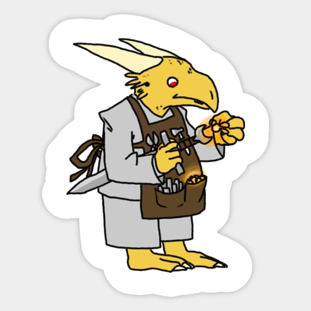 Dragonborn Artificer Sticker by NathanBenich